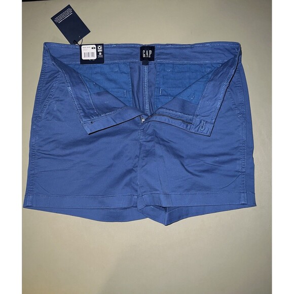 Gap Classic Mid Rise Short Women’s Size 10 Dutch Blue - Picture 2 of 9